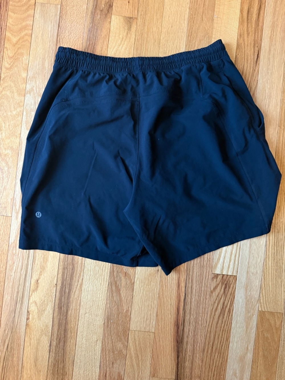 lululemon athletica Men's Black Running Shorts - lined